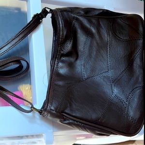 Women’s lambkin patchwork Crossbody purse vintage